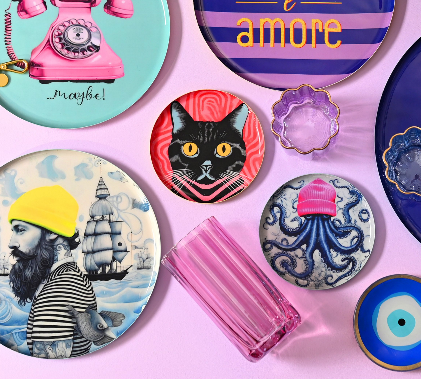 LOVE TRAYS XS - VASSOIO DECORATIVO GATTO