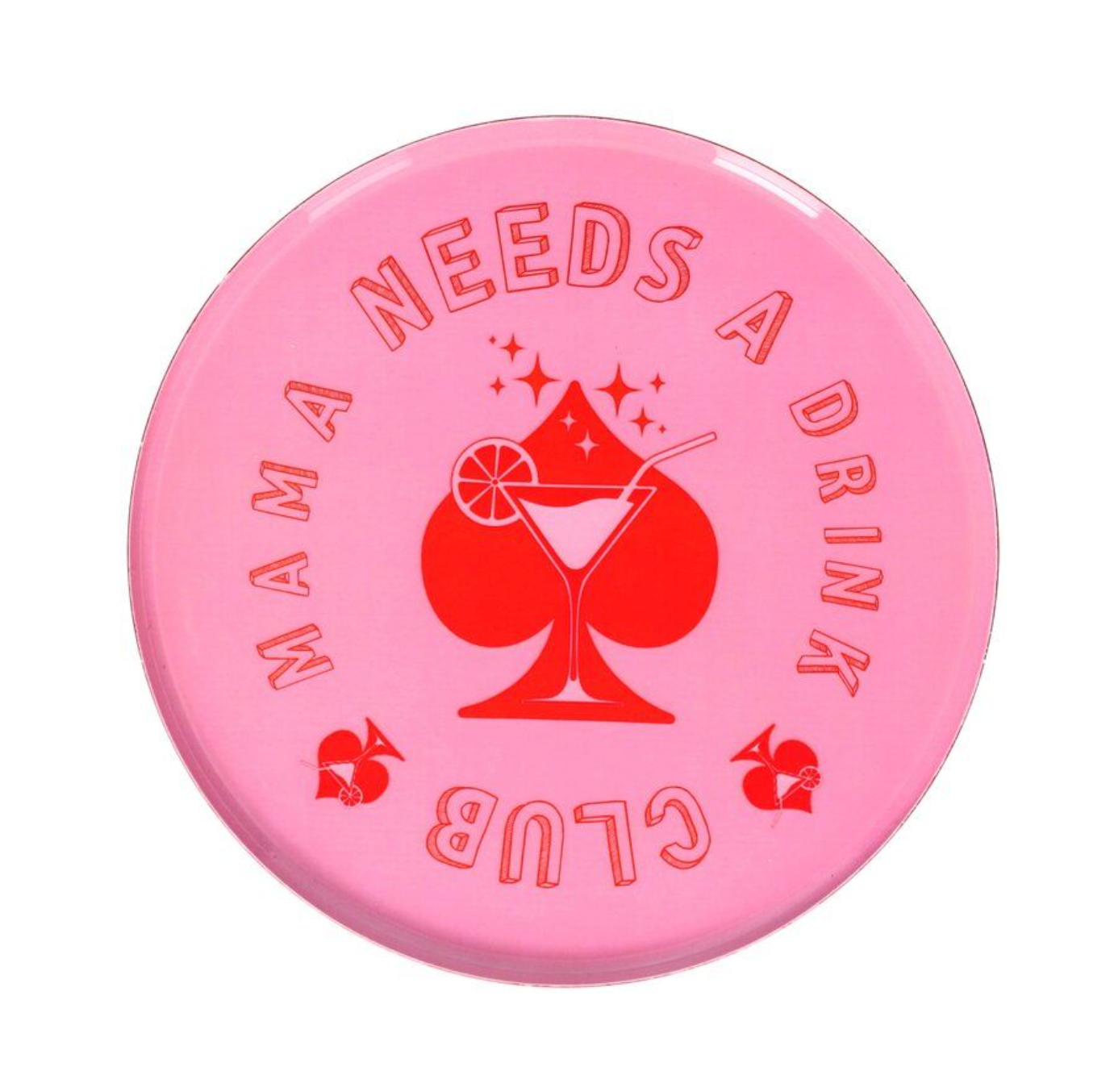 LOVE TRAYS M - VASSOIO DECORATIVO "LA MAMMA HA BISOGNO DI UN DRINK"