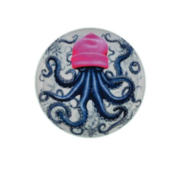 LOVE TRAYS XS - VASSOIO DECORATIVO POLPO CON BERRETTO