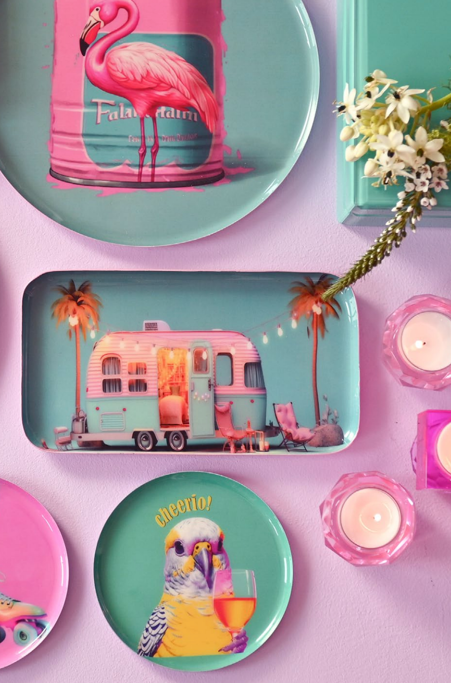LOVE TRAYS S - VASSOIO DECORATIVO ROULOTTE