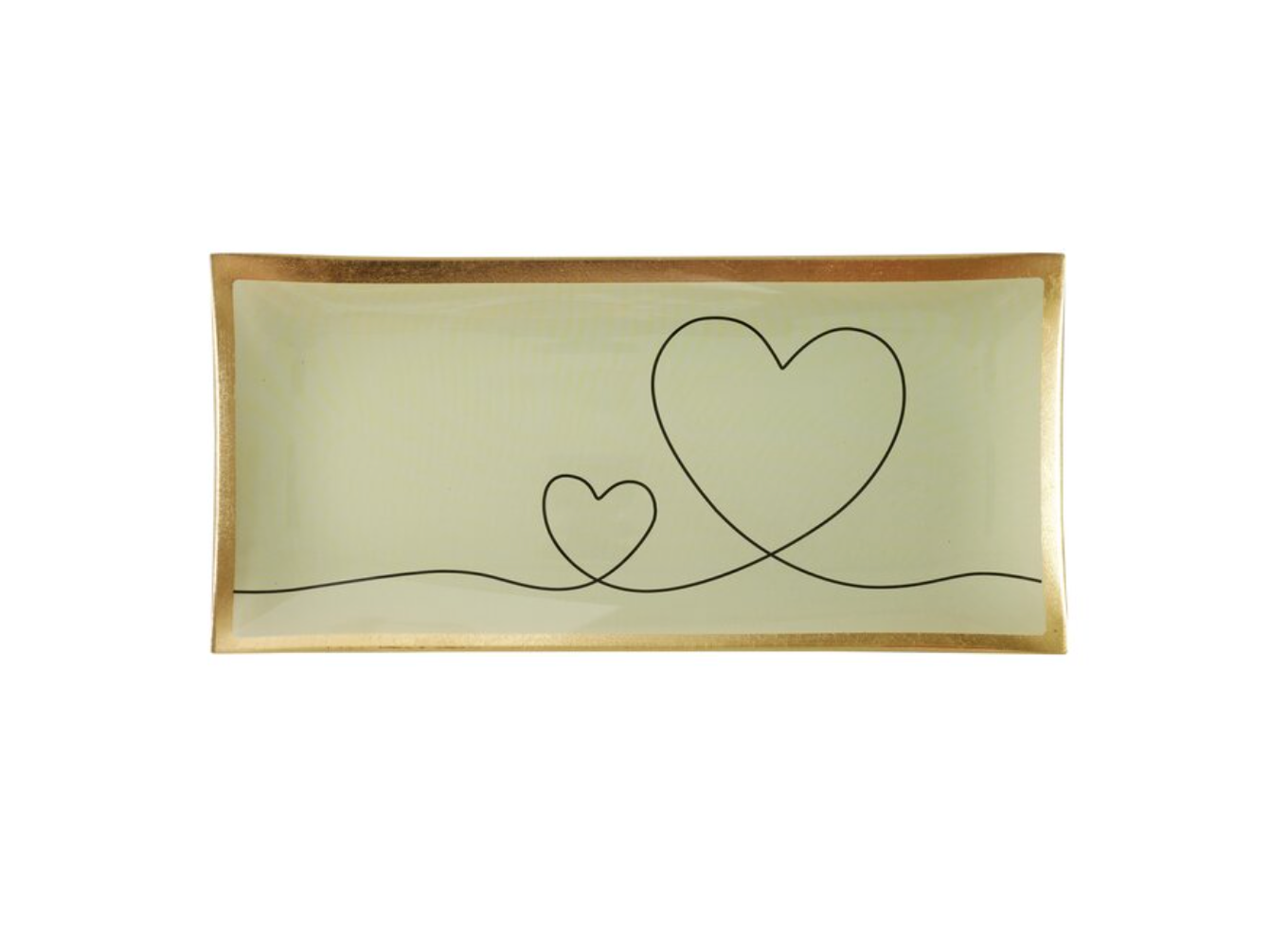LOVE PLATES L - CUORI BIANCO