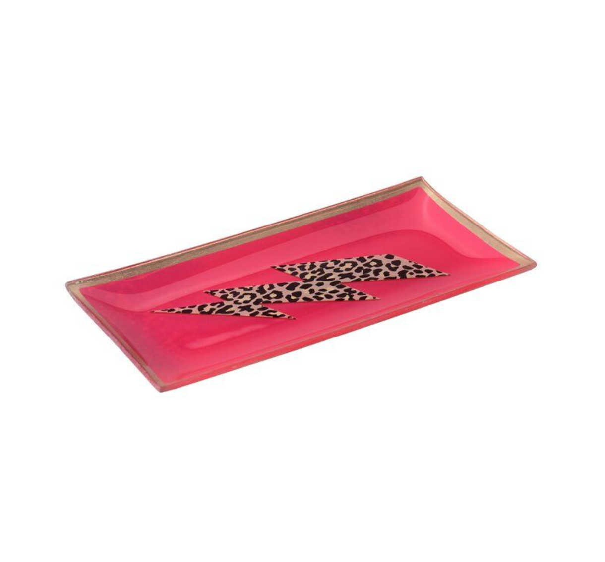 LOVE PLATES L - FULMINE FUXIA