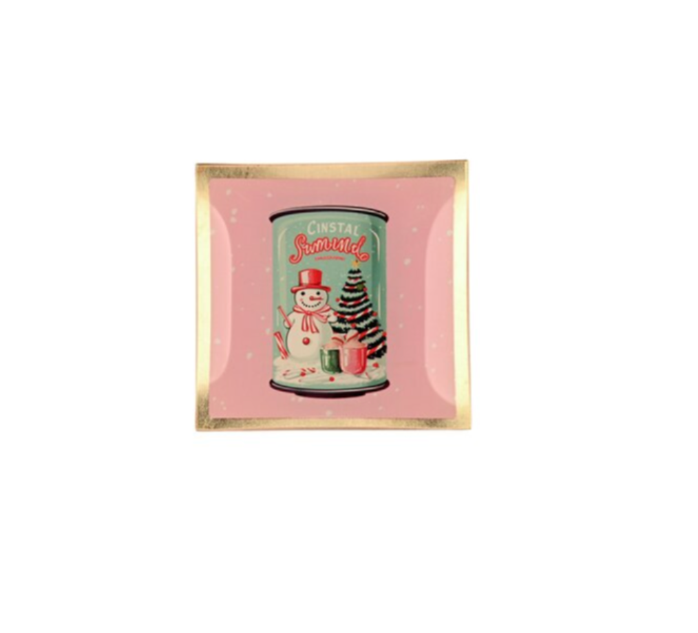LOVE PLATES S - PUPAZZO DI NEVE