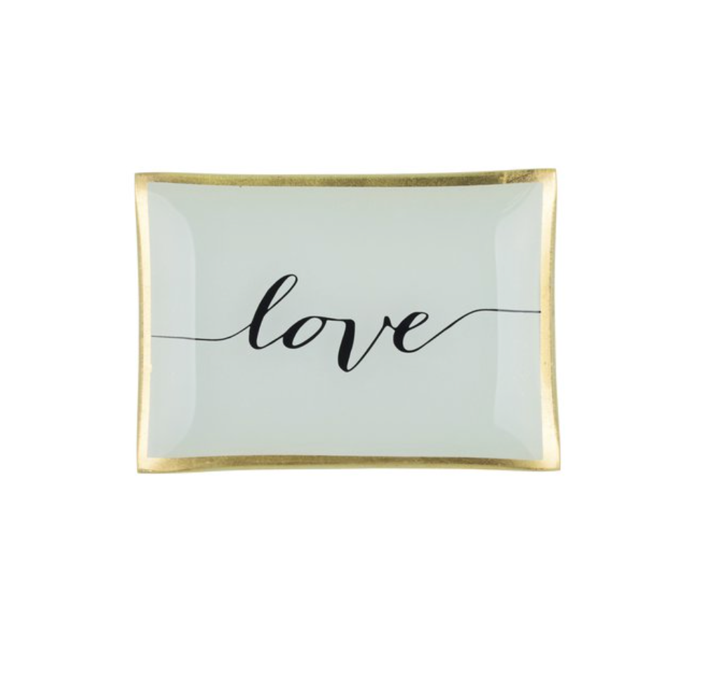LOVE PLATES M - LOVE BIANCO