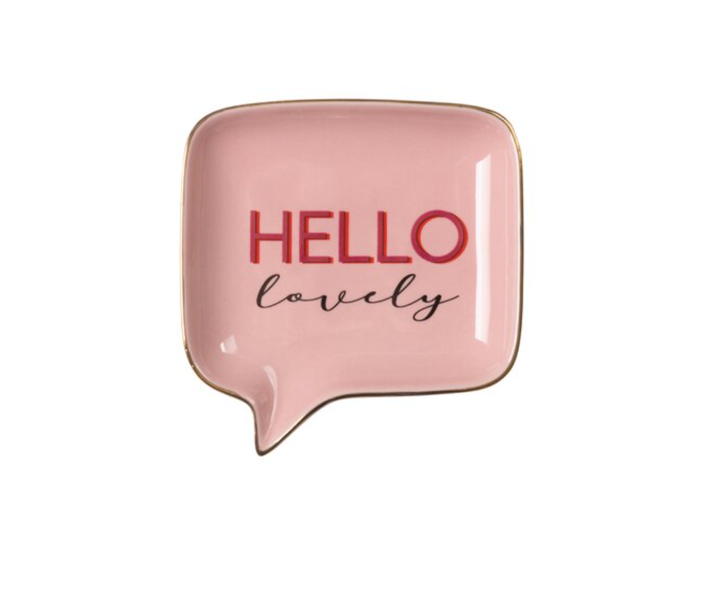 LOVE PLATES FUMETTO - HELLO LOVELY