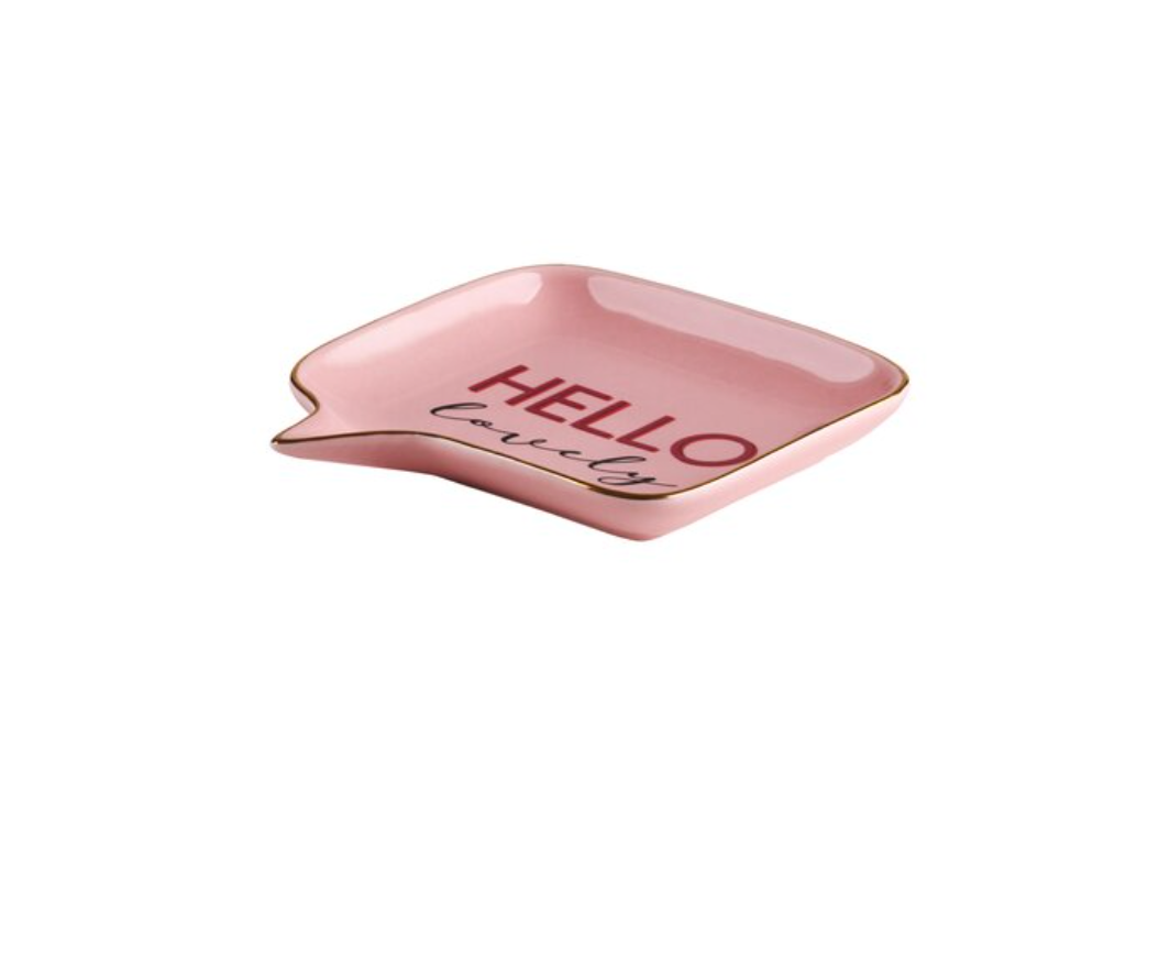 LOVE PLATES FUMETTO - HELLO LOVELY
