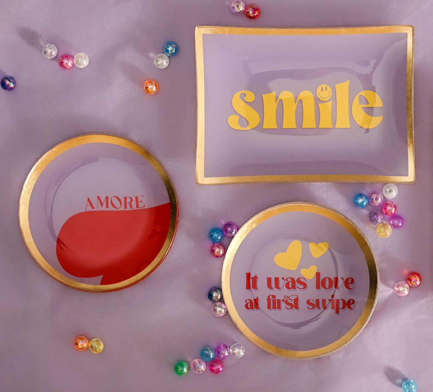 LOVE PLATES M - SMILE