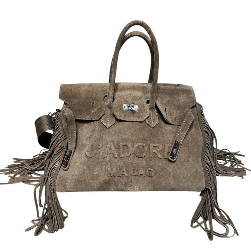 BORSA DUE MANICI FRANGE J'ADORE