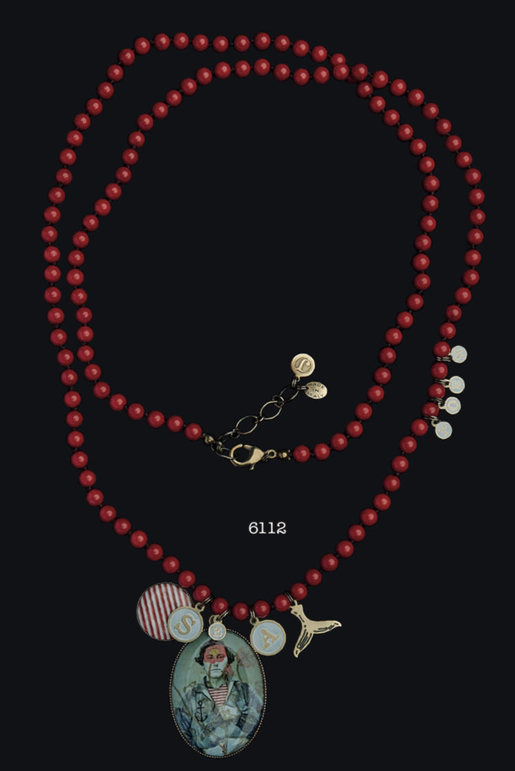 6112 COLLANA CORALLO BAMBOO