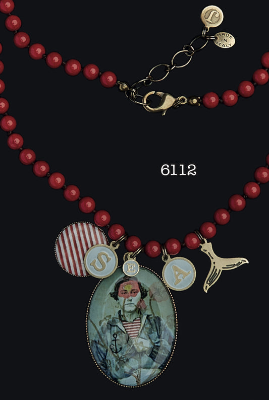 6112 COLLANA CORALLO BAMBOO